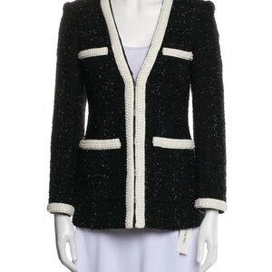 Vintage Veronica Beard Pearl Accent Women's Evening Jacket Blazer